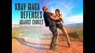 Krav Maga Defenses against Chokes Video Course kravmagatraining kravmaga selfdefensetechnique [upl. by Wendel541]