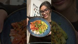 Make a Salmon Poke Bowl with Me  Curing the Salmon I Caught in Alaska [upl. by Haseena]