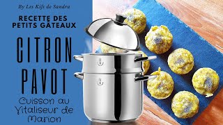 Recette de cupcakes muffins citronpavot sans gluten cuisson au Vitaliseur de Marion [upl. by Enimisaj897]