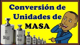 Conversión de Unidades de Masa Super Fácil  Paso a Paso [upl. by Balas554]