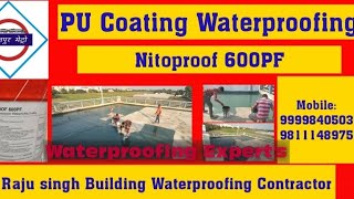 PUCOATING KANPURMETRO RUBBRIZEDWATERPROOFING NITOPROOF600PFPu waterproofing 9999840503 [upl. by Nylesoy]