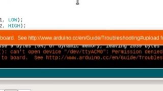 Arduino Error  avrdude cant open device ttyACM0 permission denied [upl. by Repsaj]