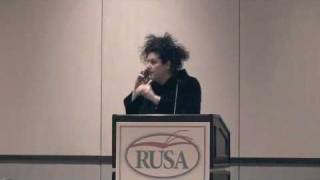 Adriana Trigiani at the 2010 RUSA Book and Media Awards [upl. by Einnov]