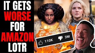 Lord Of The Rings Trailer Hits 3 MILLION Dislikes  DISASTER For Amazons Rings Of Power Series [upl. by Belda]