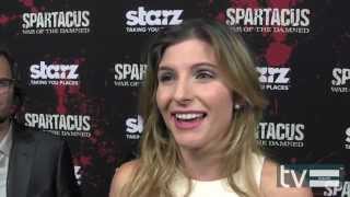 Viva Bianca quotIlithyiaquot Talks Spartacus Season 3 Starz [upl. by Vieva]