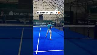 🐺 LEBRÓN TRAINING PADEL [upl. by Astraea]