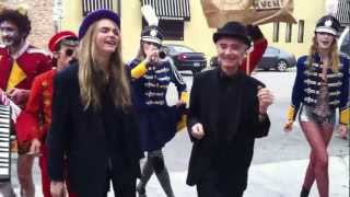 BP Fallon amp Cara Delevingne  Eyebrow Boogie in Texas [upl. by Ioved]