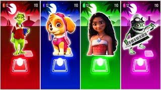 Planet 51 🆚️ Paw Patrol Moana 2 🆚️ Crazy Frog 🎶 Tiles Hop EDM Rush 🎧 [upl. by Balliol]