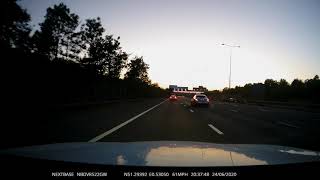 Speed camera flash on 50mh on M20 motorway [upl. by Nosauq]