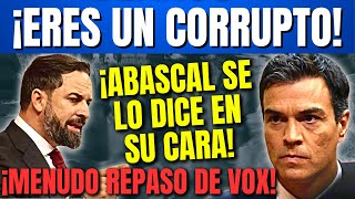 ðŸ˜±Â¡Abascal ENFURECIDO ðŸ”¥ Acusa a Pedro Sanchez de CORRUPTO por apoyar la AMNISTÃA de Puigdemont ðŸ˜± [upl. by Anyaj]