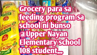 Bumili na para sa feeding program uaes  Pamix Vlogs [upl. by Bernt267]