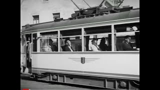 Straßenbahn in Dresden 1944 [upl. by Dnomsed]