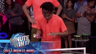 Disco Drop  Minute To Win It  Last Tandem Standing [upl. by Aihsenot552]