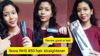 NOVA NHS 860 HAIR STRAIGHTENER NOVA NHS 860 HAIR STRAIGHTENER REVIEW like trending [upl. by Botsford]