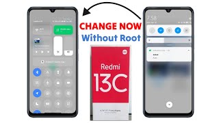 Change Control Center Redmi 13C without Root  Redmi 13c Control Center Change  Redmi 13c statusbar [upl. by Kikelia]