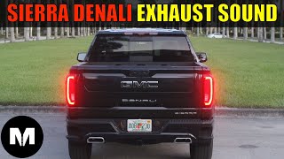 GMC Sierra Denali Ultimate 62L V8 Exhaust Sound StartUp Idle Revs [upl. by Riffle936]