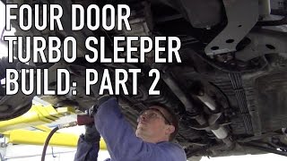 Project Street Sleeper Part 2 Clutch Removal amp Hood Strut Install [upl. by Aicil361]