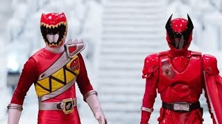 KingOhger vs Kyoryuger Extended Transformation Sequence [upl. by Akselav]