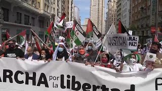 Protesters call for Western Sahara autonomy amid tension between Morocco and Spain [upl. by Brice]