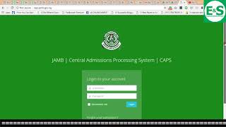 HOW TO CHECK YOUR ADMISSION STATUS ON JAMB WEBSITE CAPS [upl. by Theresa737]