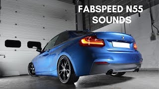 M235i Fabspeed Muffler Bypass SOUND COMPILATION LOUD [upl. by Herra561]