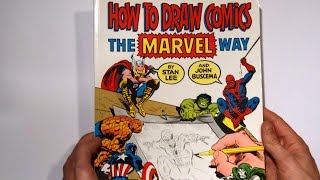 Flip Through  How to draw Comics the Marvel way by Stan Lee and John Buscema [upl. by Wadlinger]