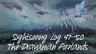 FFXIV Heavensward  Sightseeing Log 4750 at The Dravanian Forelands Visual Guide [upl. by Eissirc319]