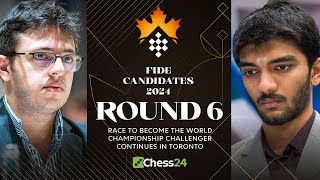 FIDE Candidates 2024 Rd 6  Leaders Gukesh amp Ian Faceoff Hikaru amp Fabiano Will There Be Fireworks [upl. by Haizek]