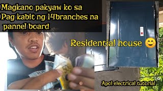 How to install panelboard residential house apol electrical tutorial [upl. by Ikoek72]