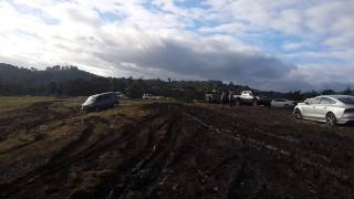 VW 4motion Transporter stuck in mud [upl. by Liddy919]