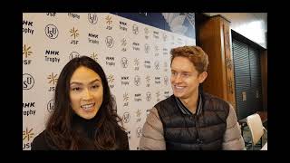 Madison Chock and Evan Bates Interview [upl. by Leveroni]