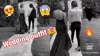 😱😍Danielle savre amp stefania wear outfits That looks like a wedding outfits so cute together👩‍❤️‍💋‍👩 [upl. by Maggio]