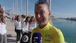 Cédrine Kerbaol  Interview à larrivée  Vuelta CV Feminas 2024 [upl. by Asiat943]