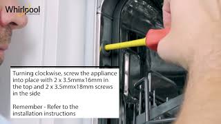 How to Install a Hotpoint integrated dishwasher [upl. by Love]