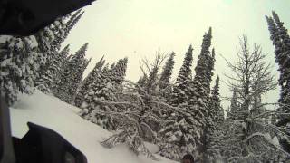 2012 M1100T Arctic Cat demo ride in Idaho [upl. by Eerahc]