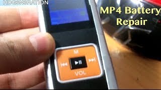 Change the Battery of your MP4 MP3 [upl. by Ateekan]