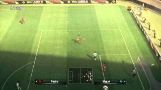 Barcelona vs Valencia PES 2010 [upl. by Hirz]