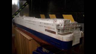 Model RC ferry ship North Sea Ferries quotNorseaquot currently named Pride of York [upl. by Cavuoto]