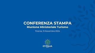 Conferenza stampa  Riunione Ministeriale G7 sul Turismo [upl. by Coonan]