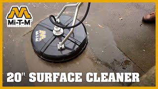 20 inch Surface Cleaner  Pressure Washer Accessory [upl. by Wrightson]