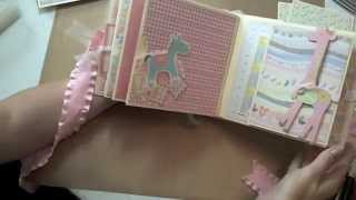 6x6 Baby Album featuring KampCo quotItsy Bitsyquot [upl. by Adliw326]