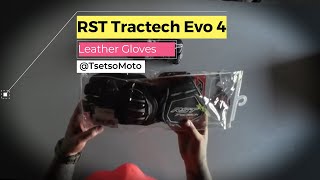 4KRST Tractech Evo 4 Leather GlovesShort review [upl. by Oirram39]