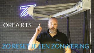 Zo reset je een elektrische zonwering met Somfy Orea RTS motor [upl. by Carder]