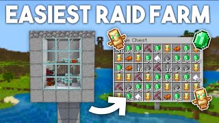 Minecraft RAID Farm in Bedrock Edition 120 MCPEXboxPS4Nintendo SwitchWindows10 [upl. by Dnalyr181]