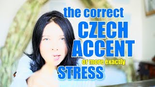 CZECH 3  Czech accent stress [upl. by Fish]