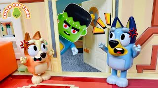 Bluey Whos At The Door  Safety Lessons For Kids  Bluey Pretend Play Stories [upl. by Atteuqnas]