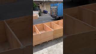 Kart boat packagingwooden crate [upl. by Gearalt]