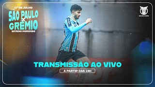 TRANSMISSÃO AO VIVO  SÃO PAULO x GRÊMIO CAMPEONATO BRASILEIRO 2024 [upl. by Cherise]