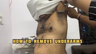 How to remove underarms in తెలుగు [upl. by Ivers]