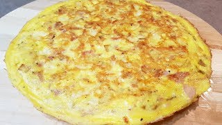 FRITTATA DI PATATE CON COTTO E GALBANONE  FoodVlogger [upl. by Jeffie]